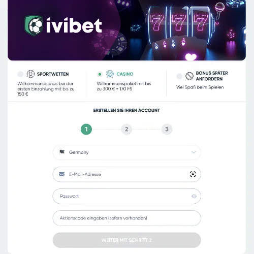ivibet registrieren